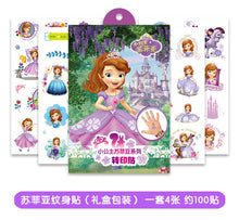 Load image into Gallery viewer, disney Toy Story Woody Buzz Child Temporary Tattoo Body Art Flash Tattoo Stickers frozen elsa anna Waterproof Styling Sticker