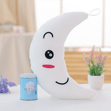 Load image into Gallery viewer, 34CM juguete creativo almohada luminosa almohada de peluche de felpa suave brillante estrellas de colores almohada luz Led juguetes de regalo para los niños de las muchachas de los niños