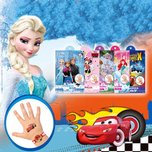 Load image into Gallery viewer, 1 pcs Disney Children&#39;s Cartoon Temporary Tattoos Cartoon girls frozen princess Tattoo Paper Boy  Avengers Flash Tattoo Stickers
