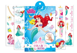 1 pcs Disney Children's Cartoon Temporary Tattoos Cartoon girls frozen princess Tattoo Paper Boy  Avengers Flash Tattoo Stickers