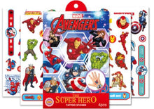 Load image into Gallery viewer, 1 pcs Disney Children&#39;s Cartoon Temporary Tattoos Cartoon girls frozen princess Tattoo Paper Boy  Avengers Flash Tattoo Stickers
