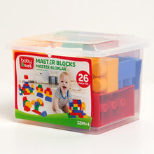 Load image into Gallery viewer, ebebek baby&amp;toys Baby Master Blocks 26 Pieces Toy Stacking Baby Toys 13 24 Months Toy Toddler Stacking Toys
