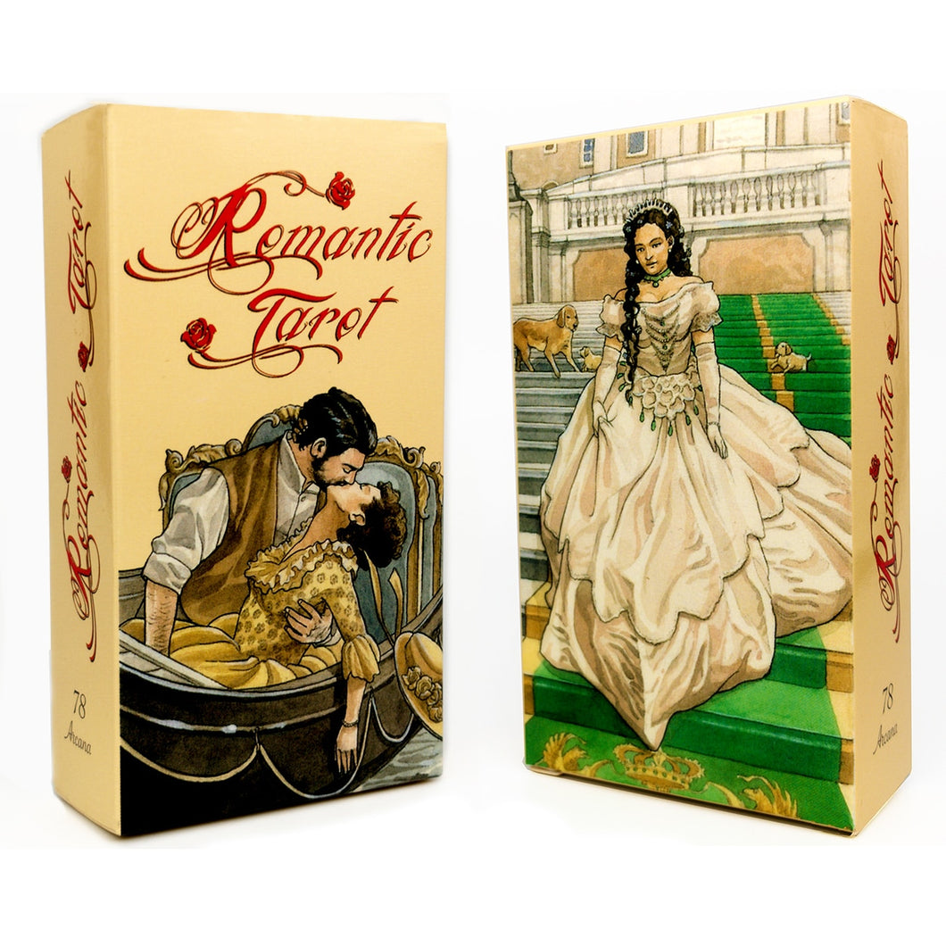 Romantic Tarot Cards by Lo Scarabeo Esoteric Fortune Telling Loscarabeo five languages: English Spanish French Italian German