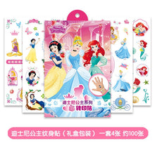 Load image into Gallery viewer, disney Toy Story Woody Buzz Child Temporary Tattoo Body Art Flash Tattoo Stickers frozen elsa anna Waterproof  Styling Sticker
