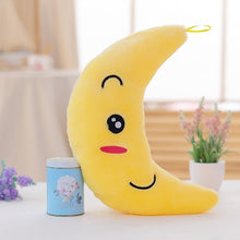 Load image into Gallery viewer, 34CM juguete creativo almohada luminosa almohada de peluche de felpa suave brillante estrellas de colores almohada luz Led juguetes de regalo para los niños de las muchachas de los niños
