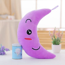 Load image into Gallery viewer, 34CM juguete creativo almohada luminosa almohada de peluche de felpa suave brillante estrellas de colores almohada luz Led juguetes de regalo para los niños de las muchachas de los niños
