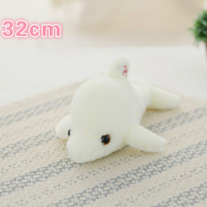 34CM juguete creativo almohada luminosa almohada de peluche de felpa suave brillante estrellas de colores almohada luz Led juguetes de regalo para los niños de las muchachas de los niños